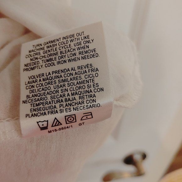 Coke White Cascading Ruffles Knit Tank Top Red Heart - Picture 7 of 7